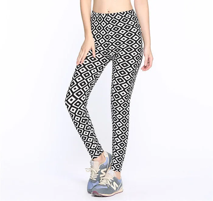 Lip Dot Cartoon Leggings Women With Print leggings soft hot thickness spandex /Cotton Pants Legging stretch female leggins