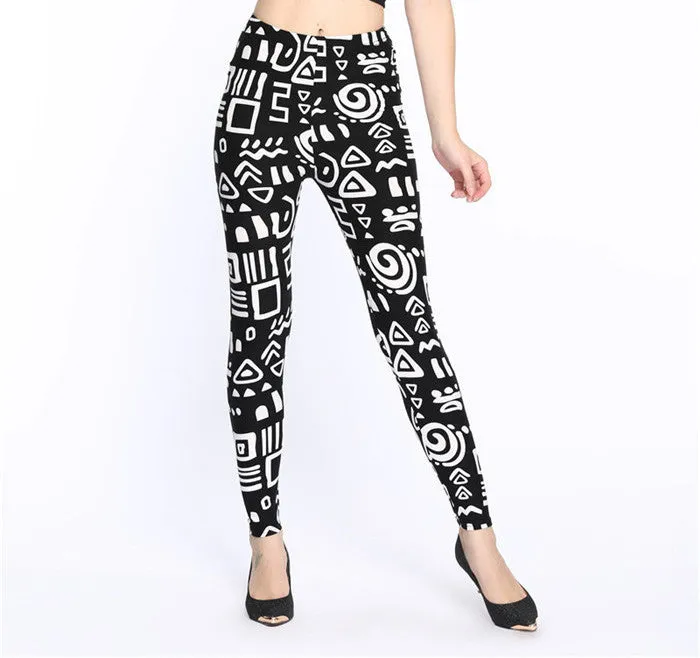 Lip Dot Cartoon Leggings Women With Print leggings soft hot thickness spandex /Cotton Pants Legging stretch female leggins