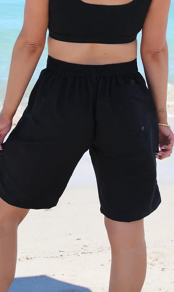 Long Boardshorts - Black