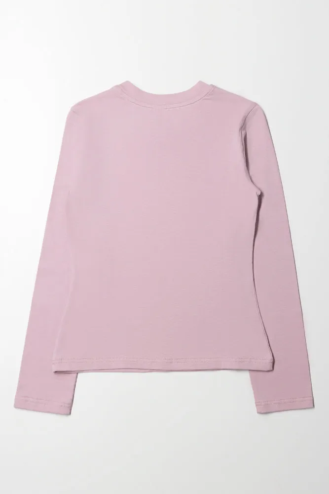 Long Sleeve T-Shirt Pink