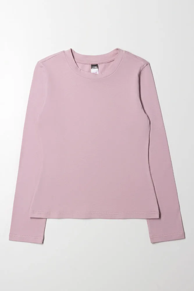 Long Sleeve T-Shirt Pink