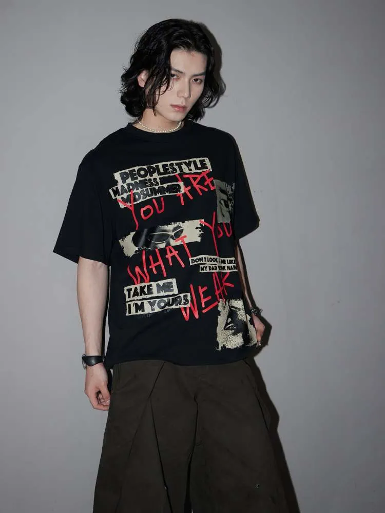 loose short-sleeved gender-free top