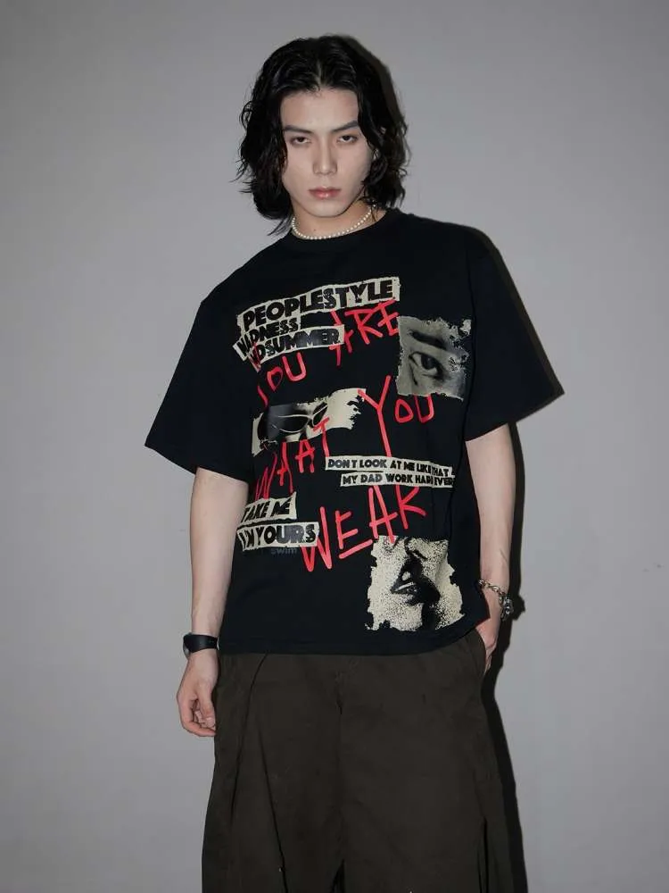 loose short-sleeved gender-free top