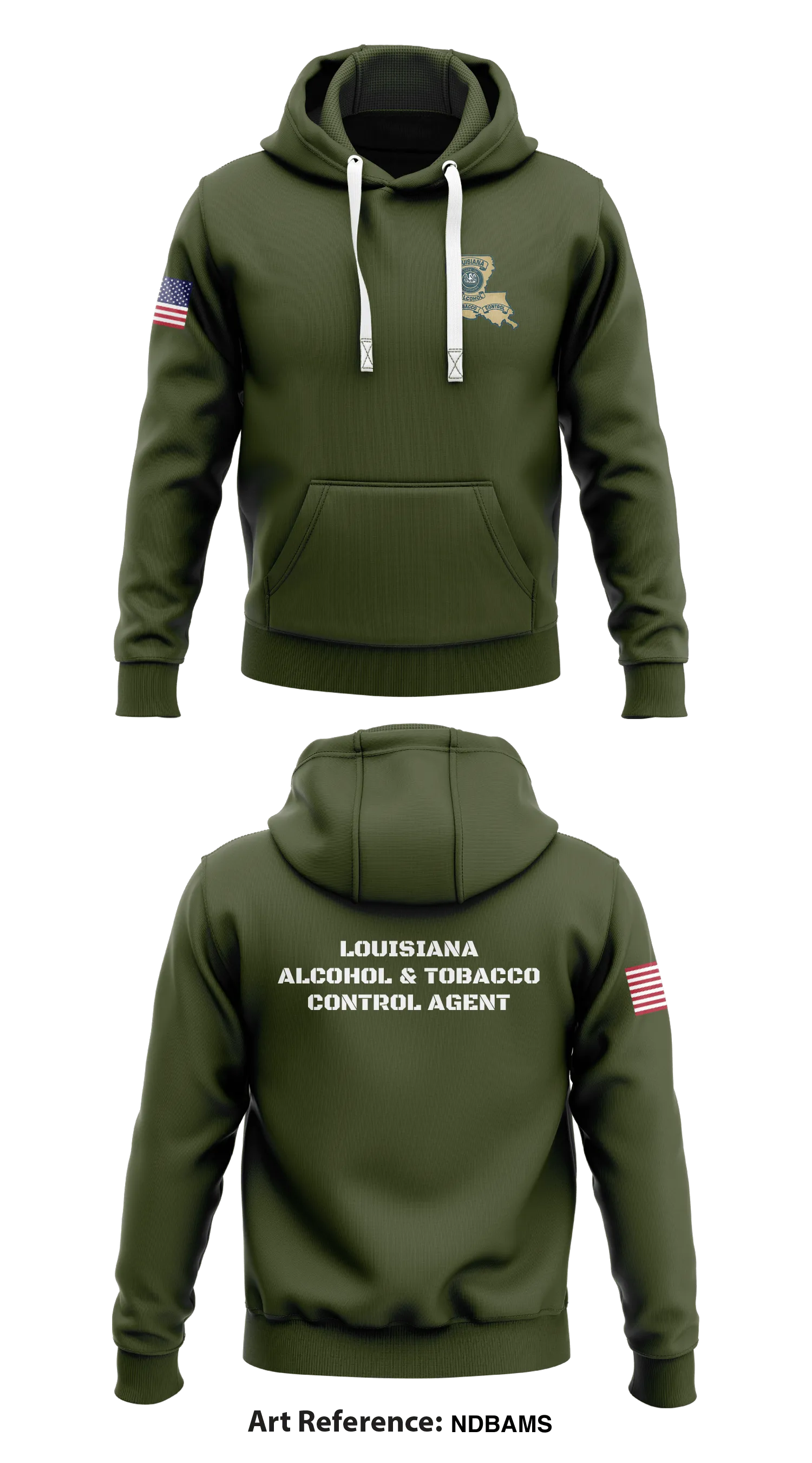 Louisiana Alcohol & Tobacco Control Agent Store 1 Core Men's Hooded Performance Sweatshirt - nDBaMS