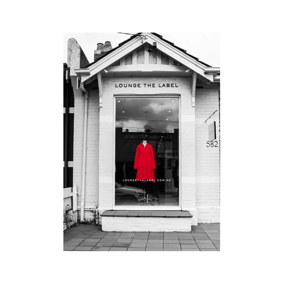 Lounge the Label II PARIS Rain Coat - Red