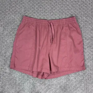 Lucy and Yak Shorts Womens Extra Large Charlie Organic Cotton Boho Coastal Pink
