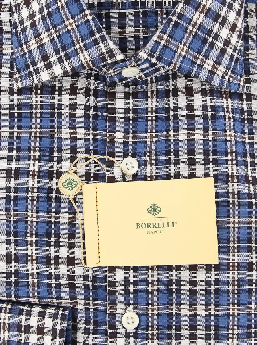 Luigi Borrelli Blue Shirt - Extra Slim