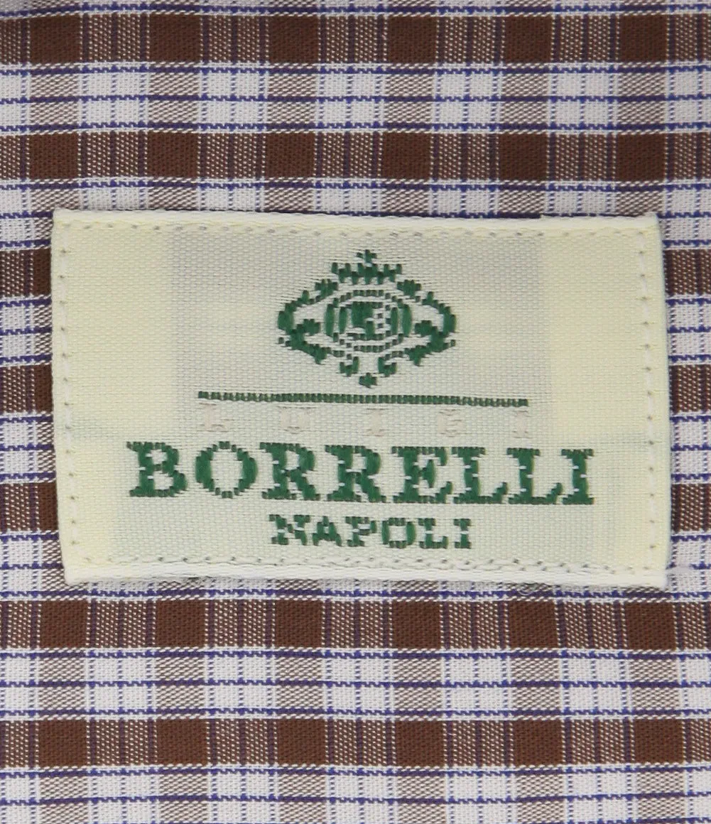 Luigi Borrelli Brown Shirt - 15.75 US / 40 EU