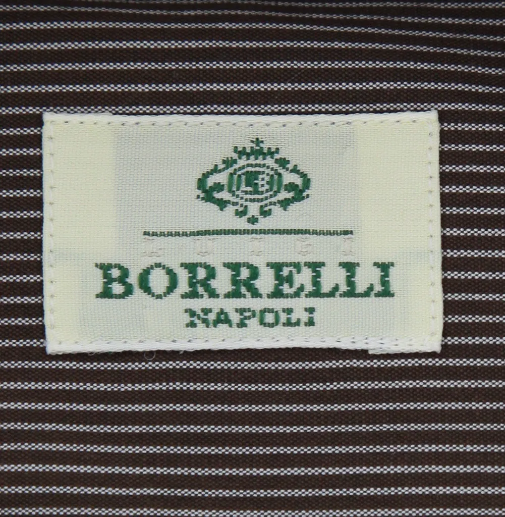 Luigi Borrelli Brown Shirt - 15.75 US / 40 EU