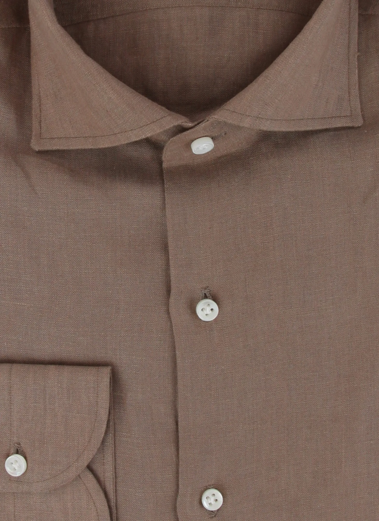 Luigi Borrelli Brown Shirt - Slim