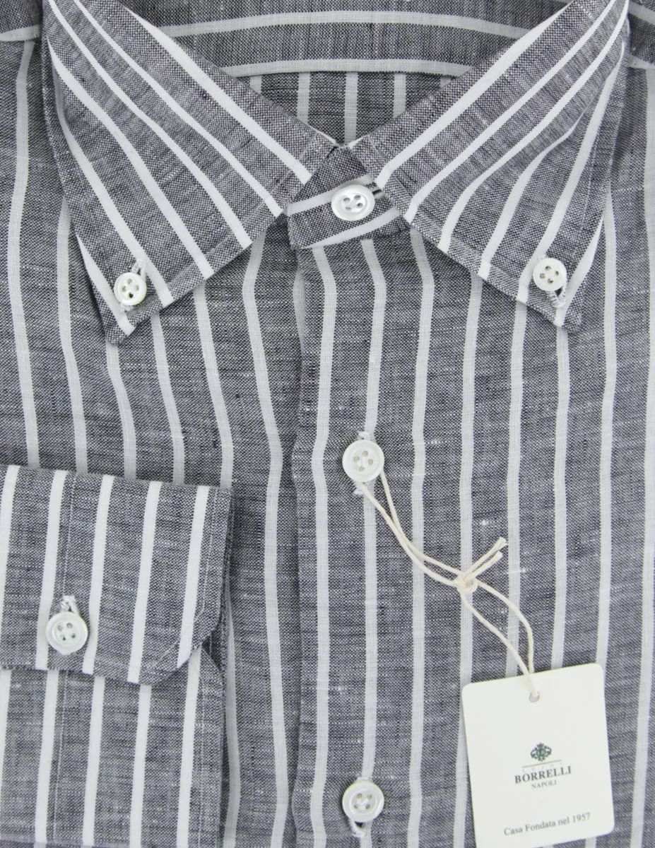 Luigi Borrelli Dark Gray Shirt - Slim