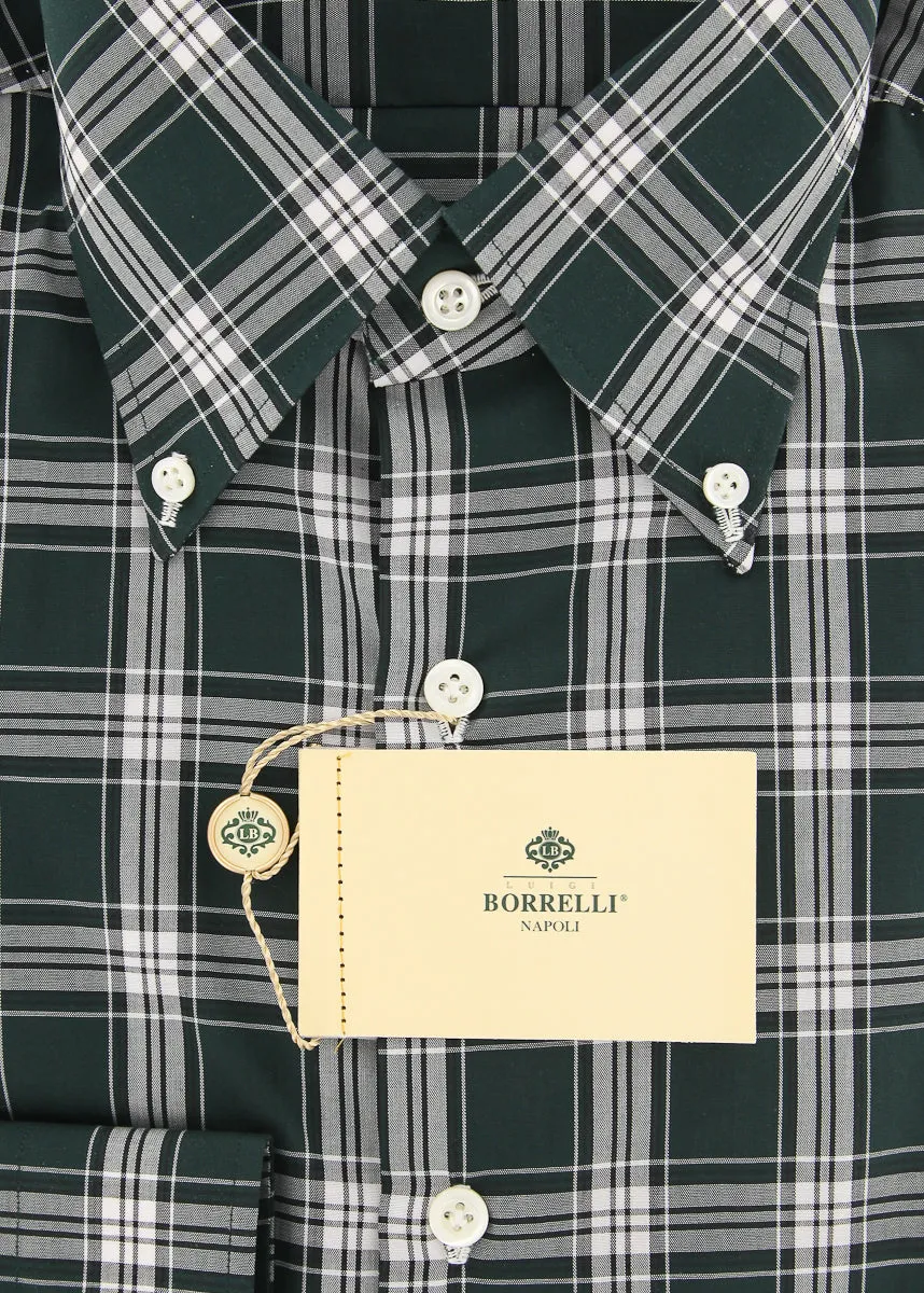 Luigi Borrelli Dark Green Shirt - Extra Slim