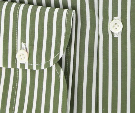 Luigi Borrelli Green Shirt - Extra Slim