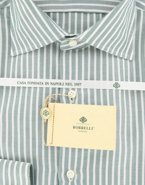 Luigi Borrelli Green Shirt – Size: 15.75 US / 40 EU