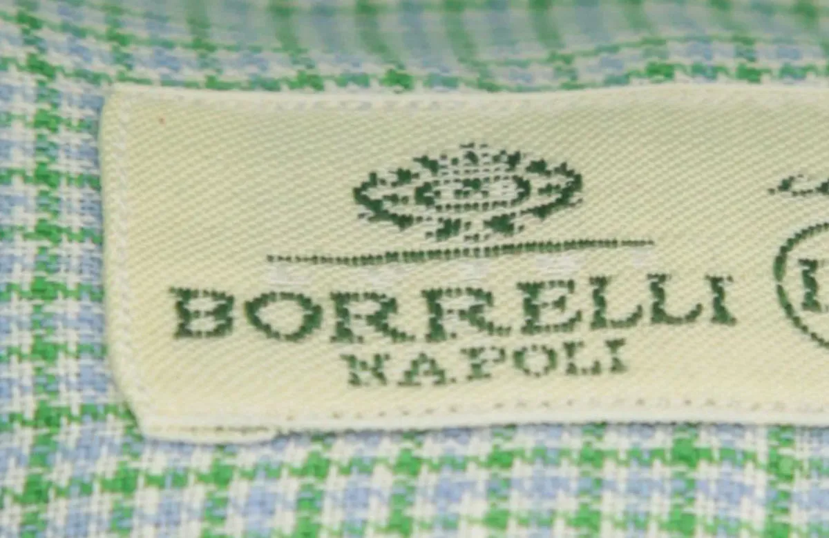 Luigi Borrelli Green Shirt - Slim