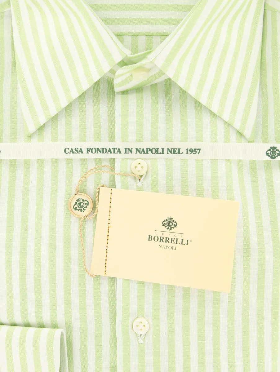 Luigi Borrelli Green Shirt - Slim