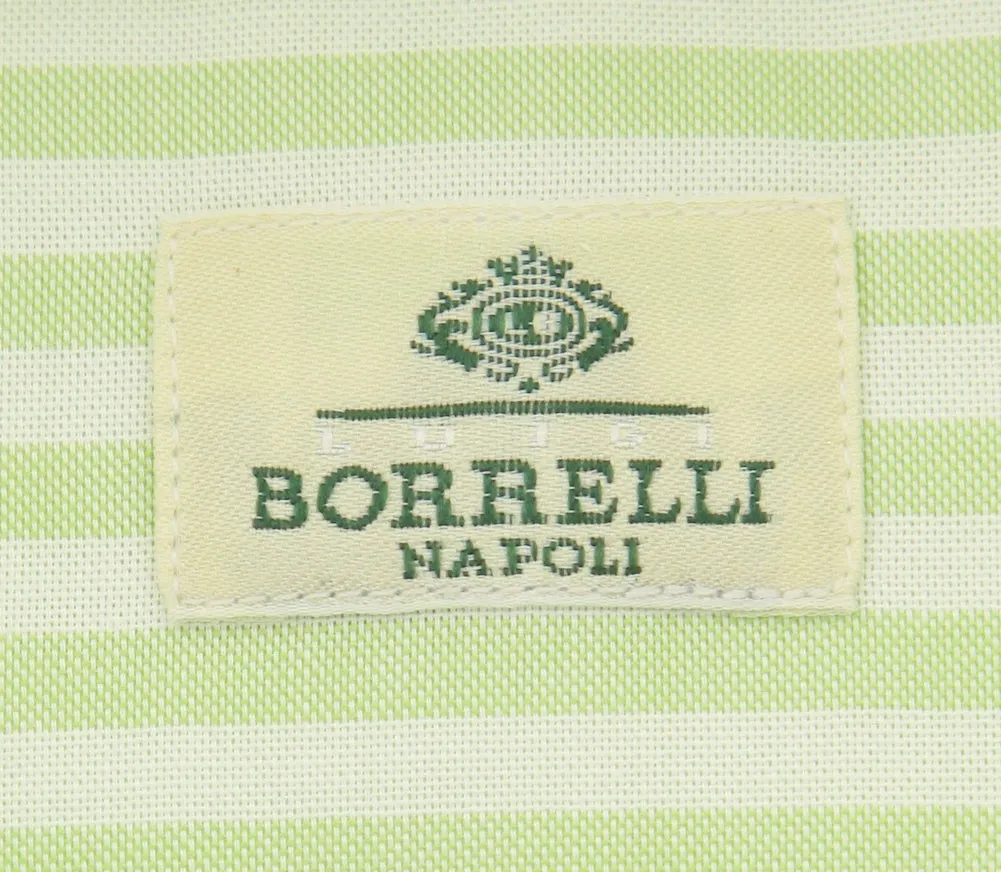 Luigi Borrelli Green Shirt - Slim