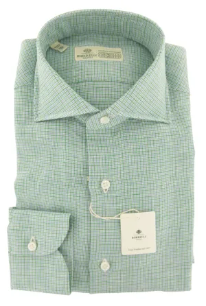 Luigi Borrelli Green Shirt - Slim