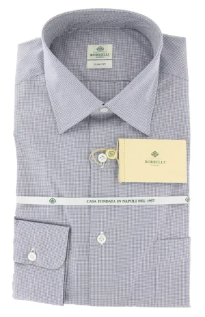 Luigi Borrelli Midnight Navy Blue Shirt – Size: 15.75 US / 40 EU