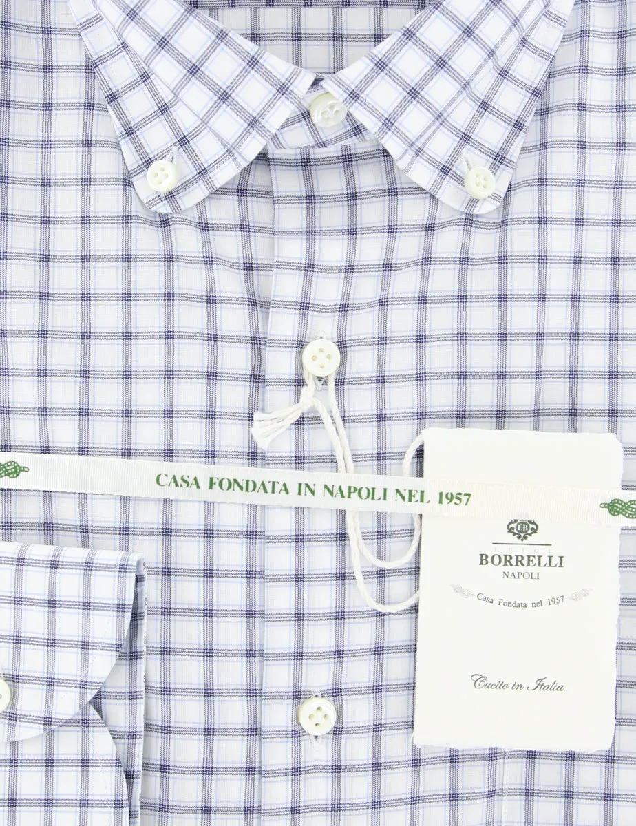 Luigi Borrelli Navy Blue Shirt - Extra Slim
