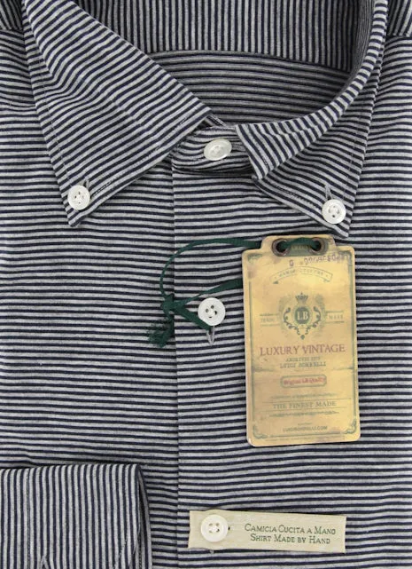 Luigi Borrelli Navy Blue Shirt – Size: S US / S EU