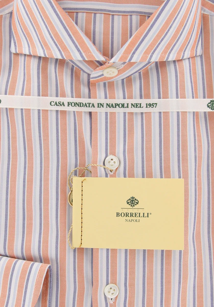 Luigi Borrelli Orange Shirt - Extra Slim