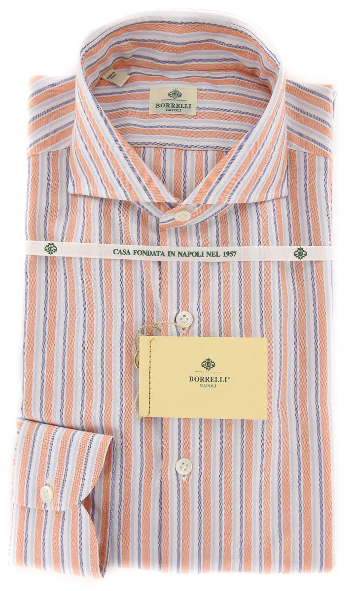 Luigi Borrelli Orange Shirt - Extra Slim