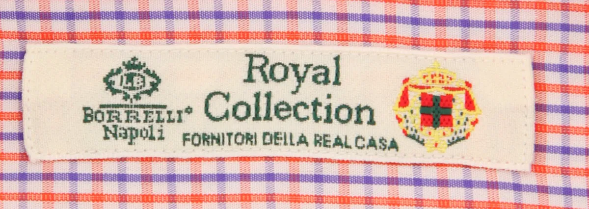Luigi Borrelli Orange Shirt - Slim