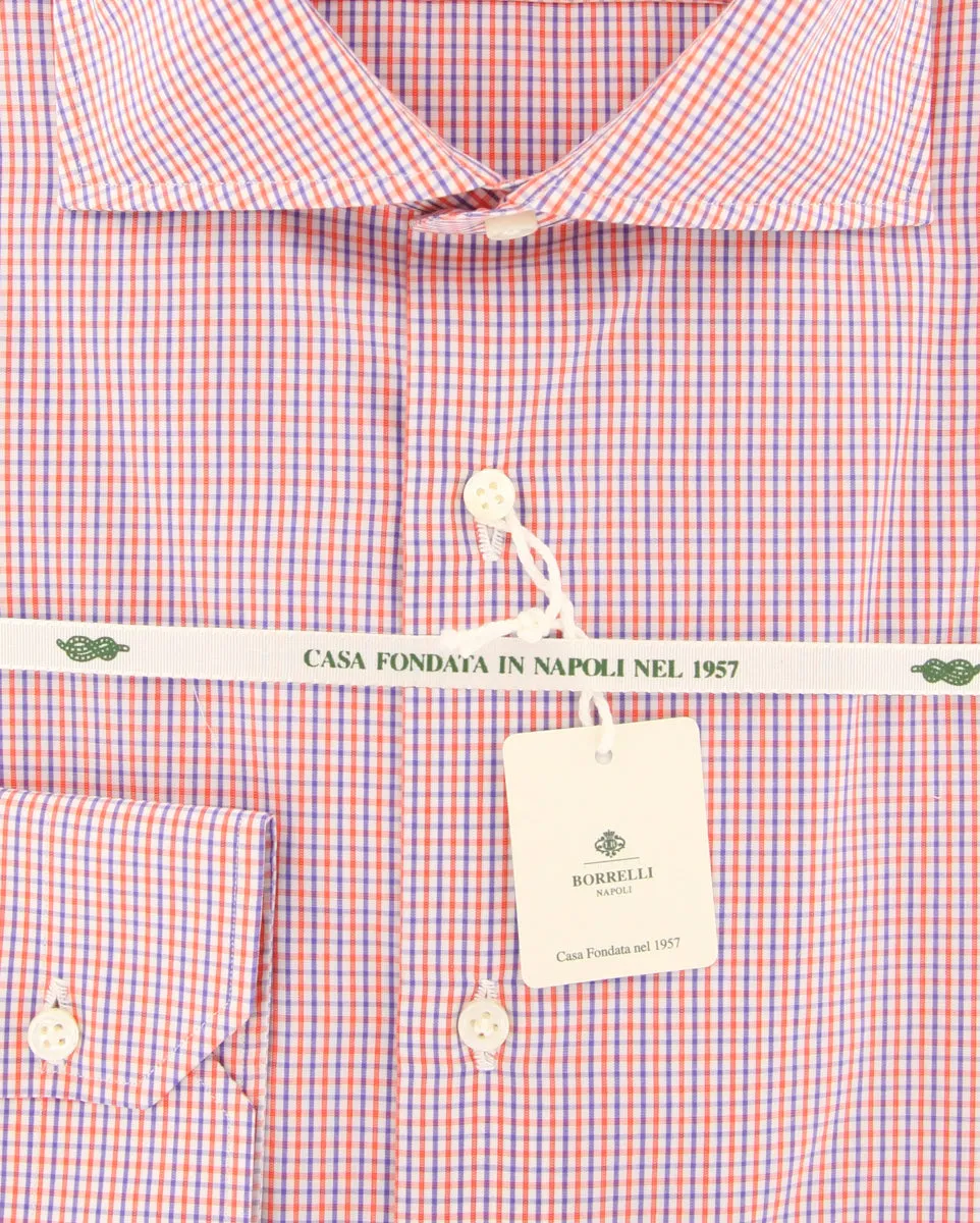 Luigi Borrelli Orange Shirt - Slim