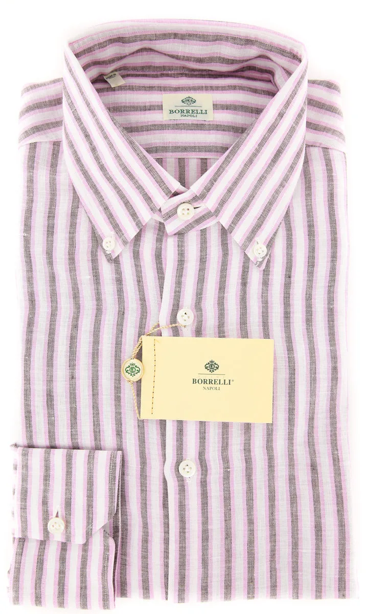 Luigi Borrelli Pink Shirt - 15.5 US / 39 EU