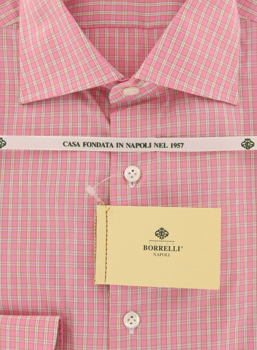Luigi Borrelli Pink Shirt - 15.75 US / 40 EU