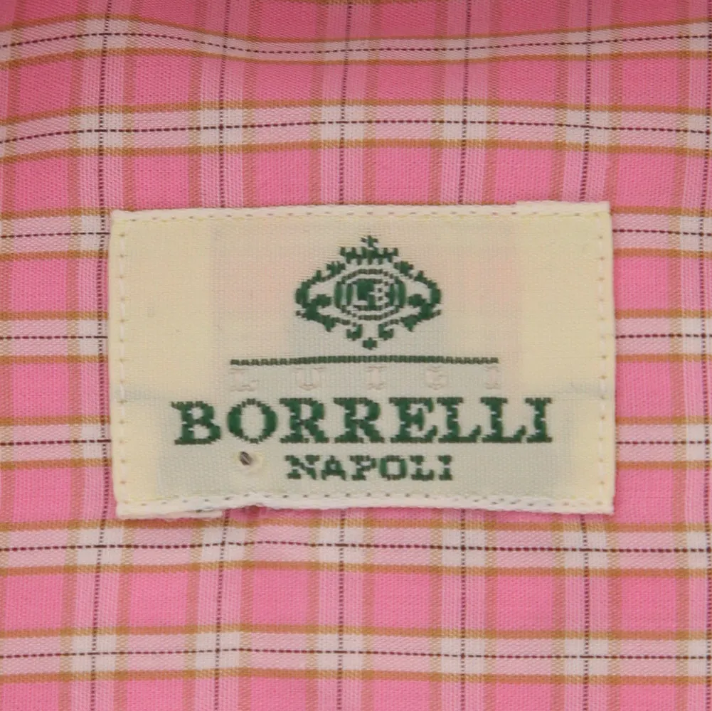 Luigi Borrelli Pink Shirt - 15.75 US / 40 EU