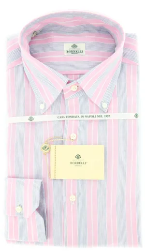 Luigi Borrelli Pink Shirt – Size: 16.5 US / 42 EU