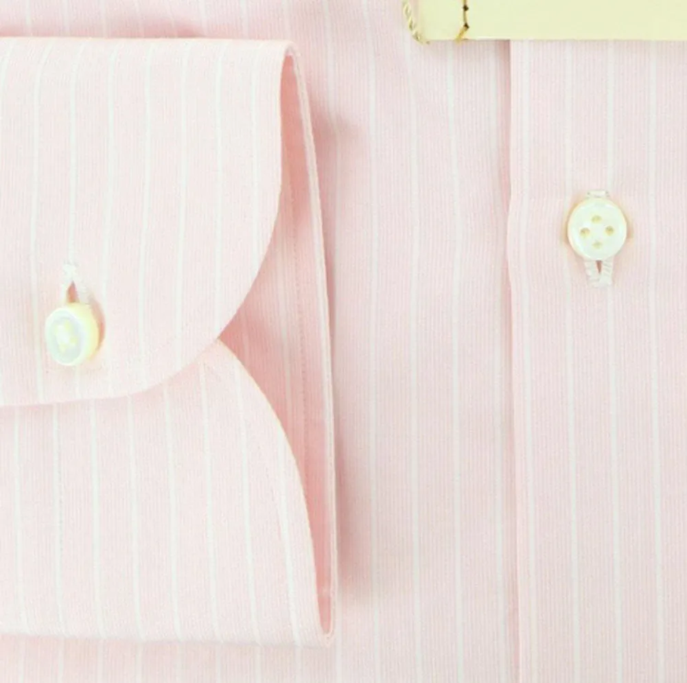 Luigi Borrelli Pink Shirt – Size: 17.5 US / 44 EU