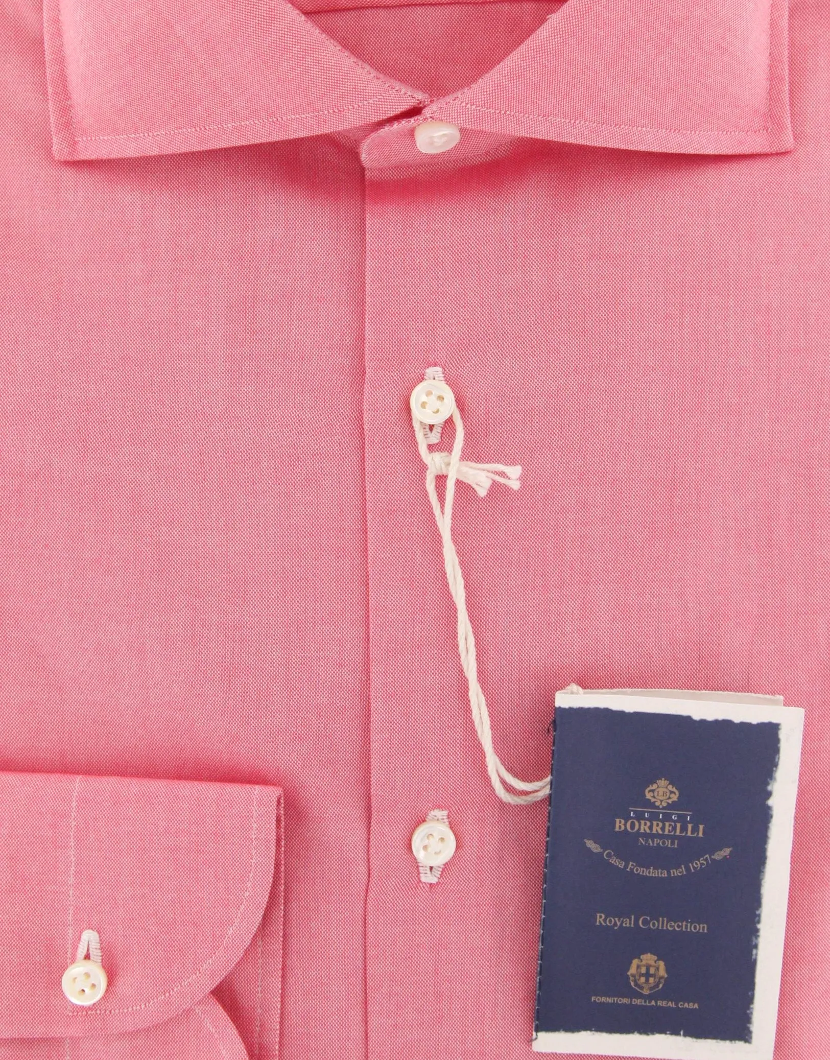 Luigi Borrelli Pink Shirt - Slim