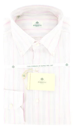Luigi Borrelli Pink Shirt - Slim