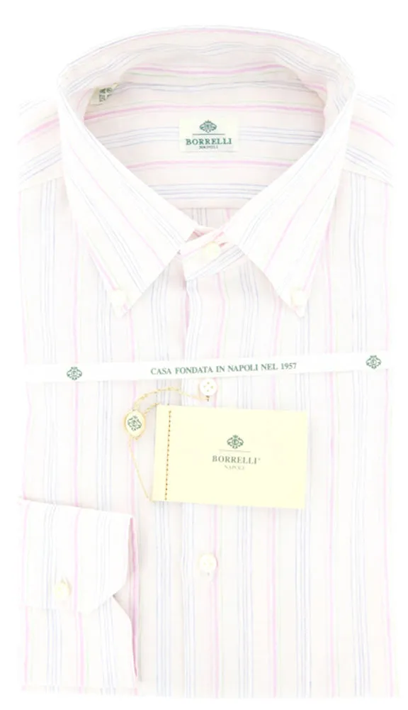 Luigi Borrelli Pink Shirt - Slim