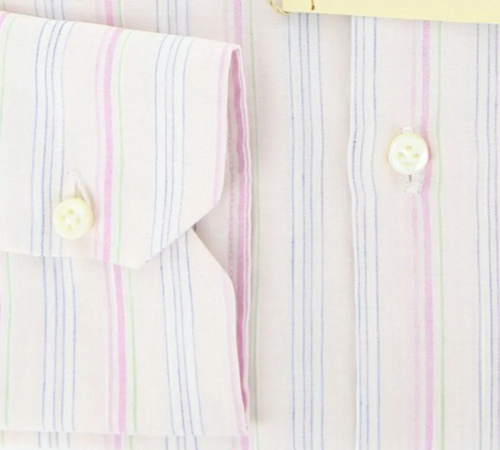 Luigi Borrelli Pink Shirt - Slim