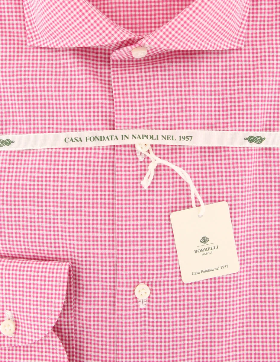 Luigi Borrelli Pink Shirt - Slim