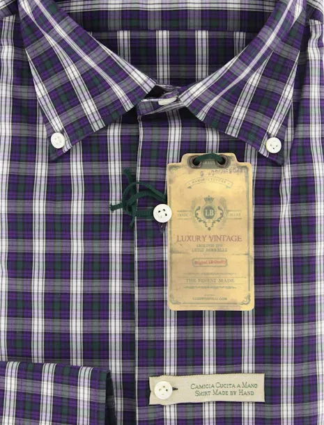 Luigi Borrelli Purple Shirt – Size: 16 US / 41 EU