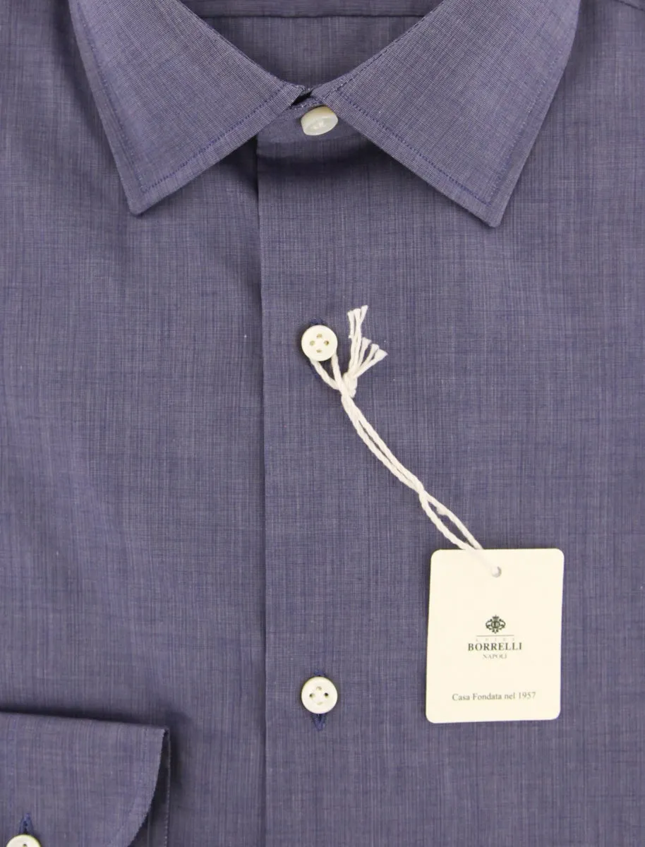 Luigi Borrelli Purple Shirt - Slim