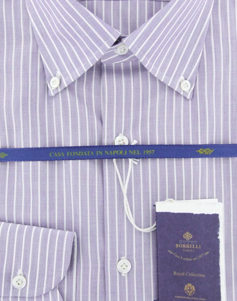 Luigi Borrelli Purple Shirt - Slim