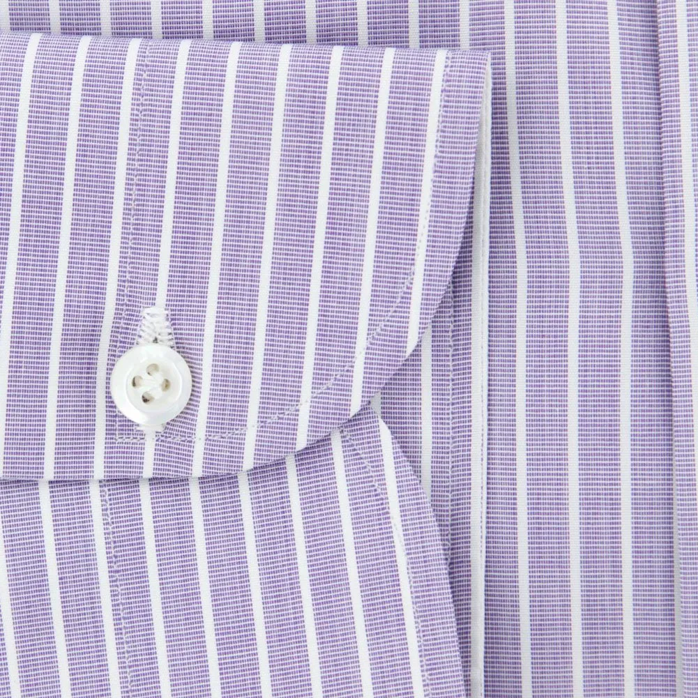 Luigi Borrelli Purple Shirt - Slim