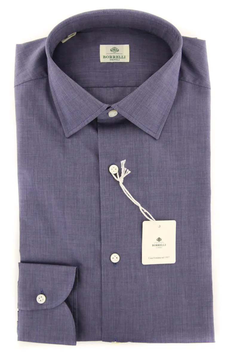 Luigi Borrelli Purple Shirt - Slim