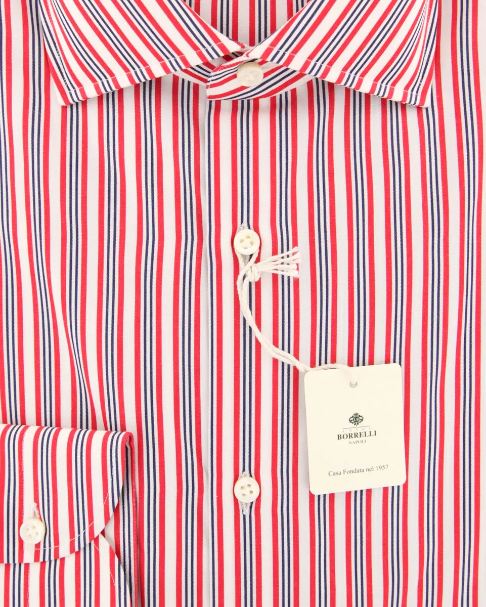 Luigi Borrelli Red Shirt - Slim