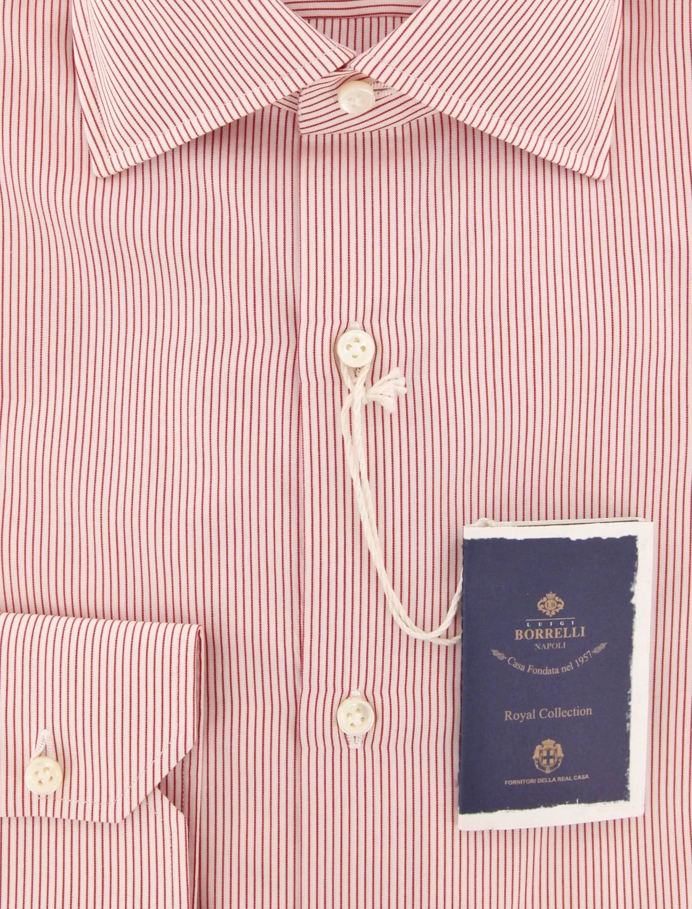 Luigi Borrelli Red Shirt - Slim