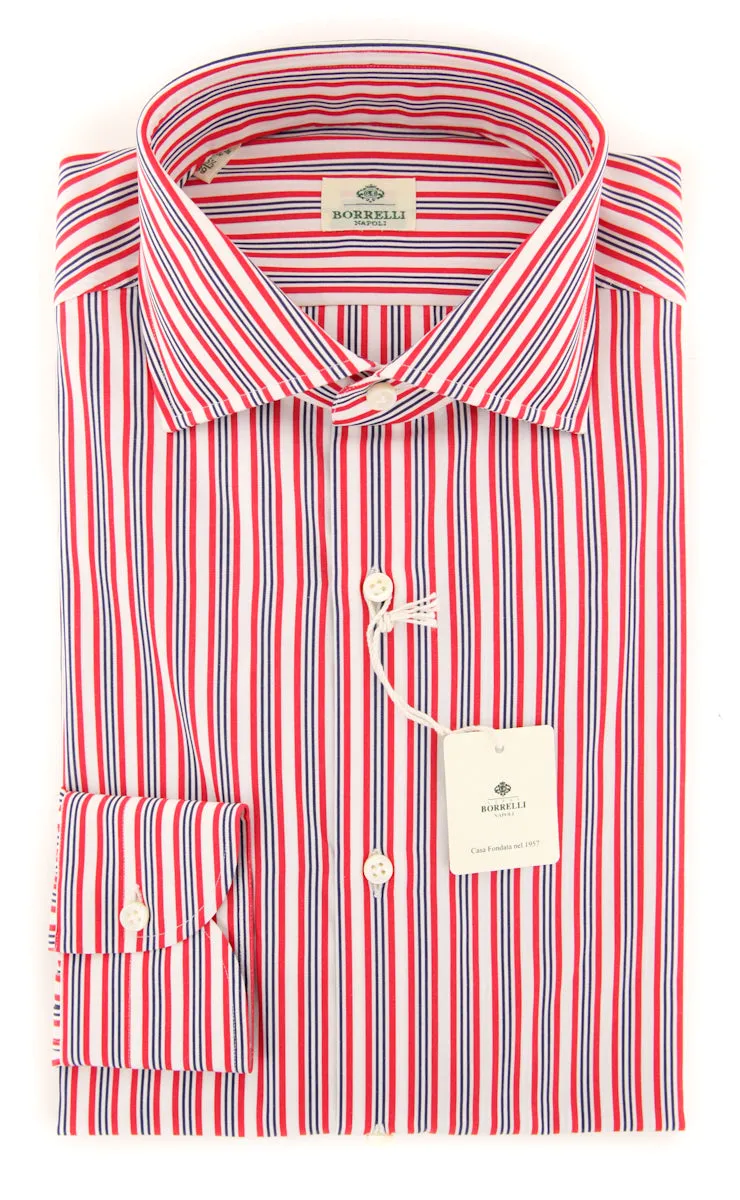 Luigi Borrelli Red Shirt - Slim