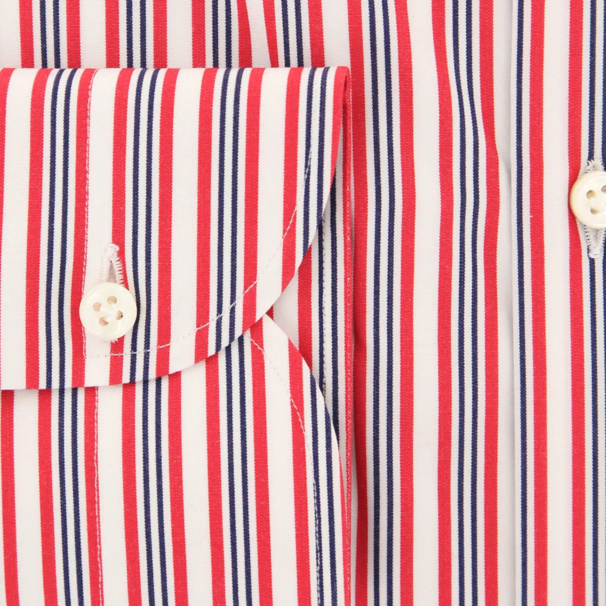 Luigi Borrelli Red Shirt - Slim