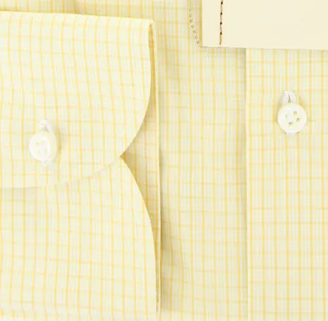Luigi Borrelli Yellow Shirt – Size: 15.75 US / 40 EU