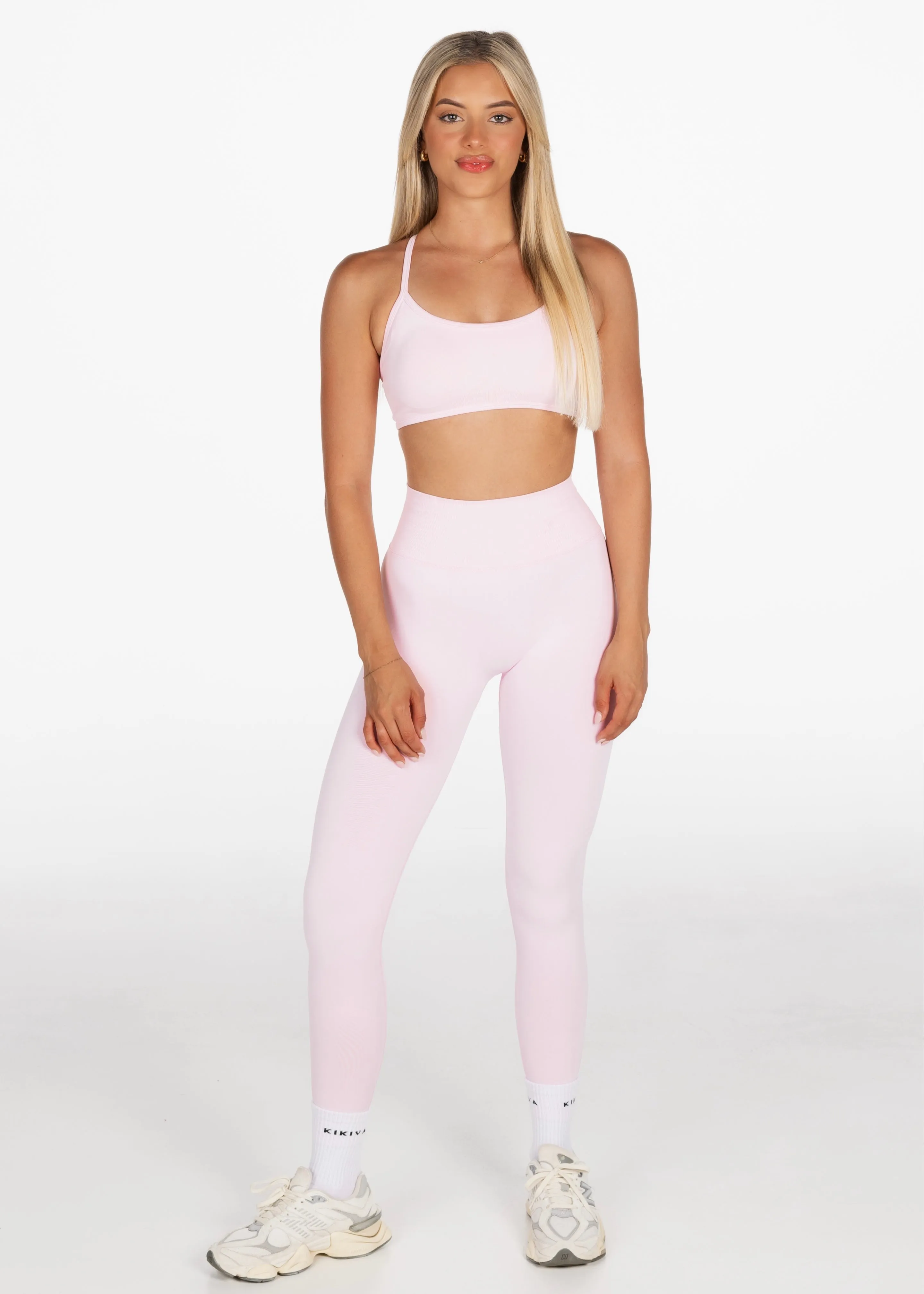Lycra Seamless Leggings - Baby Doll